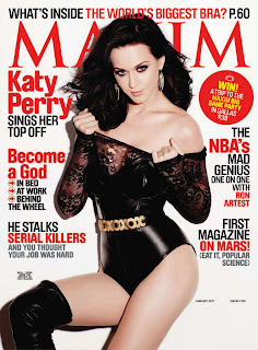 Katy Perry sexy see through lingerie Maxim