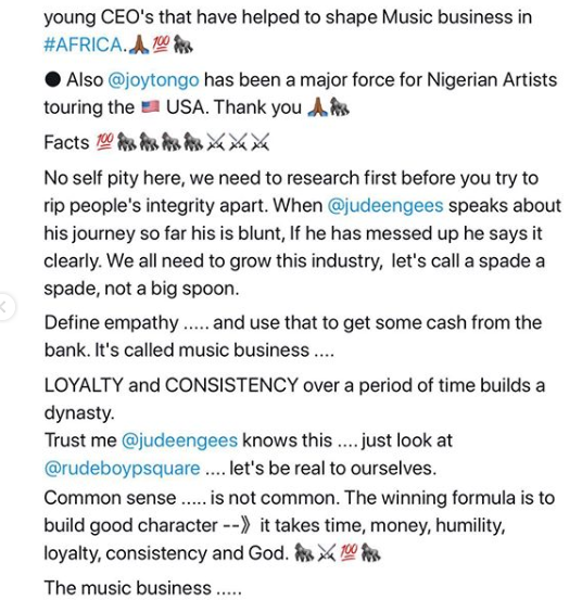 Nobody owes you anything - Yemi Alade’s record label boss tells Cynthia Morgan