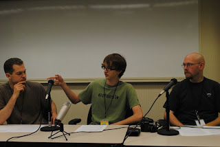 Left to right: Karl (aka Uncle Yo), Evan (aka Vampt Vo), and Ink. Photo taken by Chris Cimi.