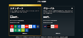 DAZN（ダ・ゾーン）のプラン