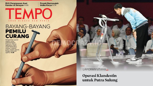 TEMPO: Cara Lembaga Negara Mendukung dan Menghimpun Suara untuk Prabowo-Gibran