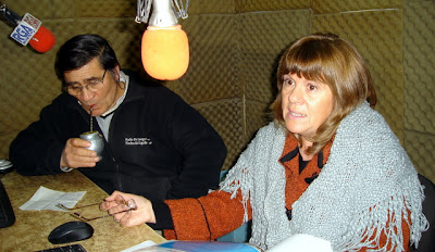 La Senadora Nanci Parrilli del FPV. en Radio Gregorio Alvarez.-