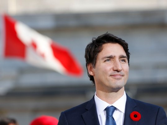 an image of canadian prime minister