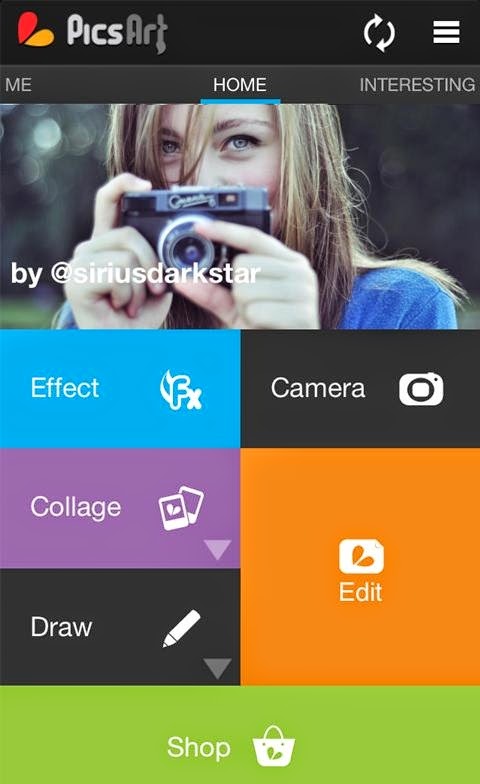 PicsArt  تطبيق على جوجل بلاس ستور التعديل على الصور اضافة تأثيرات مجانا أفضل تطبيقات مجانية رائعة لهواتف