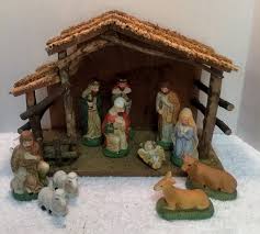 Home interior nativity set