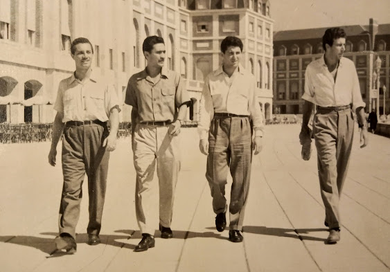 Juan Eulogio Urriolabeitia jugador de Estudiantes de La Plata año 1955