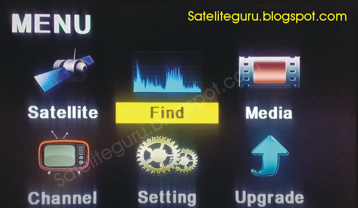 GX6605S F1F2 HW 203 SERIES NEW SATELLITE FINDER SOFTWARE FOR EASY DISH SETTING