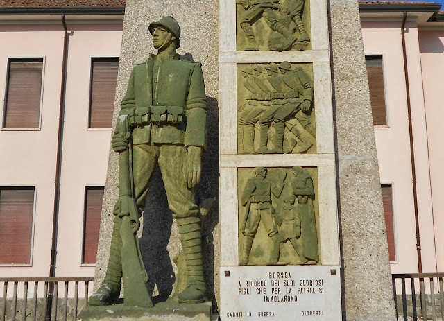 monumento ai caduti, Borsea, Virgilio Milani