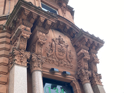 architectural features of buildings in Greenock, Scotland