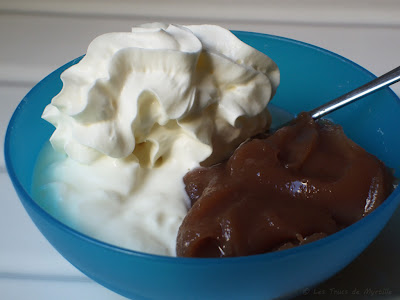 Fromage blanc à la crème de marrons et à la chantilly (voir la recette)