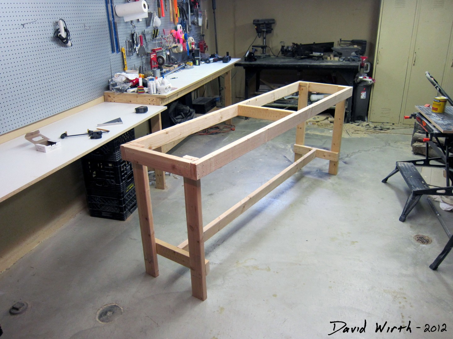 Workbench From 2x4's - Easy Build Plans