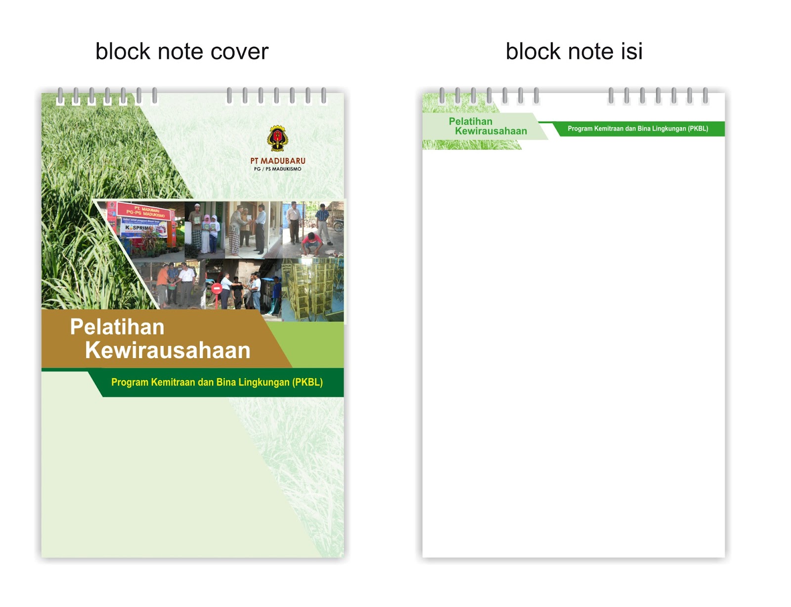 Desain Block Note PT.Madu Baru - Cetak Brosur Jogja