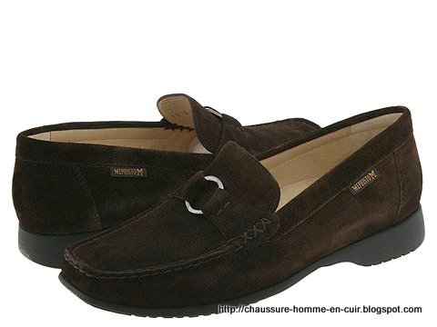 Chaussure homme en cuir:homme-636270
