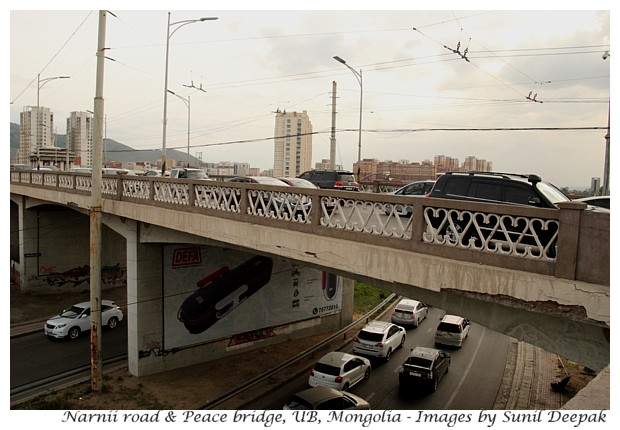 Chenggis Road, UB, Mongolia - Peace Bridge - Image by S. Deepak