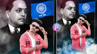 Picsart Ambedkar Jayanti Photo Editing 2020 || Jay Bhim 14 April Photo Editing - Ak Creation Pro