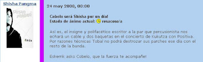 Comunicado de la banda