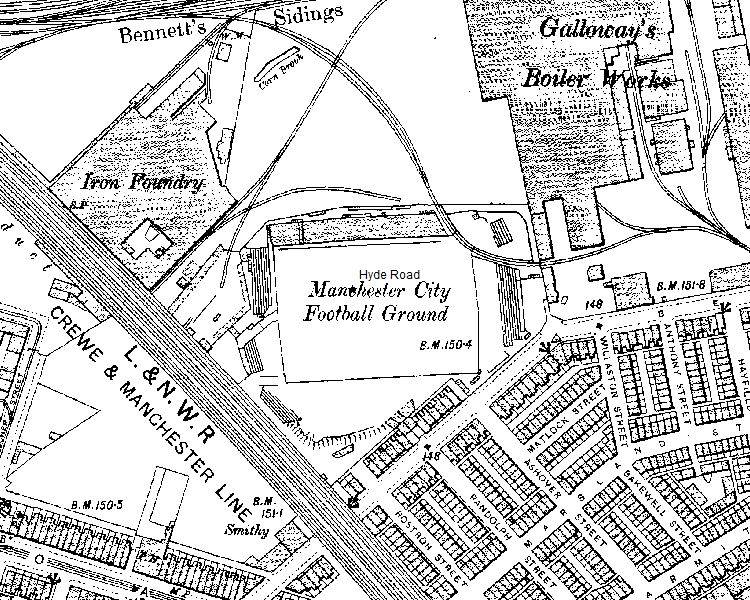 Manchester City Ground Map
