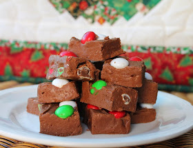 Food Lust People Love: This quick and easy Holiday Mint M&M Fudge recipe has two layers of both chocolate fudginess and holiday mint M&Ms. Change it up to add the chips or M&Ms of your choice. It's easy to make but hard to give away. You'll want to eat it all yourself.