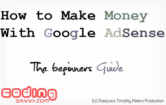 How to Make Money With Google AdSense, The beginners Guide