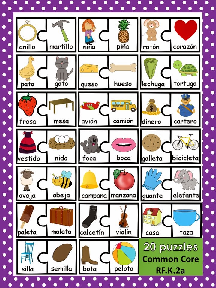 http://www.teacherspayteachers.com/Product/Free-Rhyming-Puzzles-In-Spanish-1302992