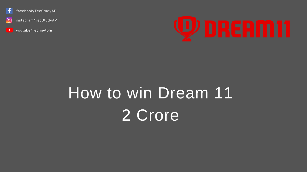 Win dream 11 first prize