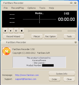 fairstars recorder dengan fitur rekaman profesional