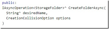 CreateFolderAsync 2