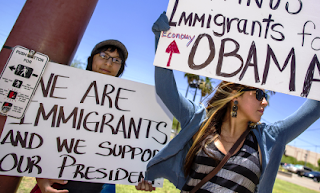 Illegals Support Obama