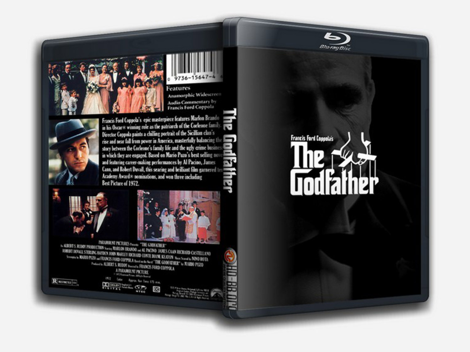 The Godfather Blu-ray DVD Case Box