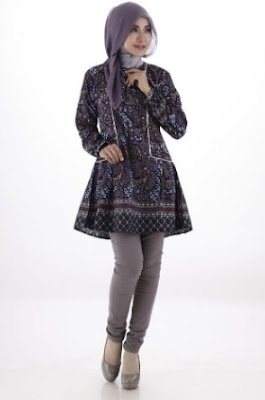 Batik casual hijab