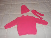 conjunto rosa de niña de 18 meses