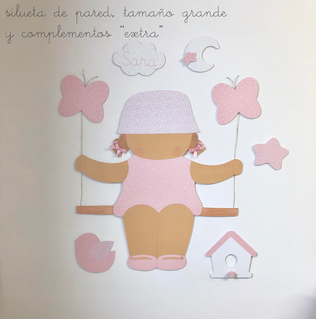 Ideas para  Decorar una pared infantil con siluetas 