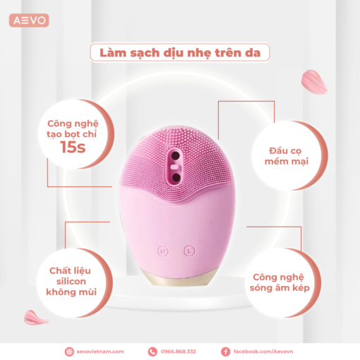 Máy rửa mặt tạo bọt Aevo Foam Cleaner