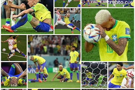 الصور الكاملة :كرواتيا 1-1 البرازيل (4-2 ضربات الرجاح): خروج البرازيل من كأس العالم ، وكرواتيا إلى نصف النهائي (50صورة)