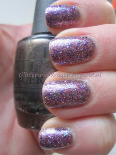 OPI the world is not enough and Shimmer Caroline