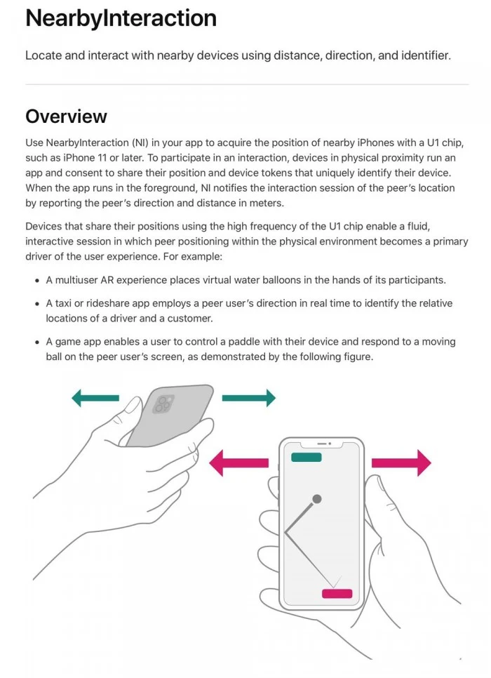 iOS 14 開放 U1 晶片！兩支 iPhone 能隔空互動玩遊戲