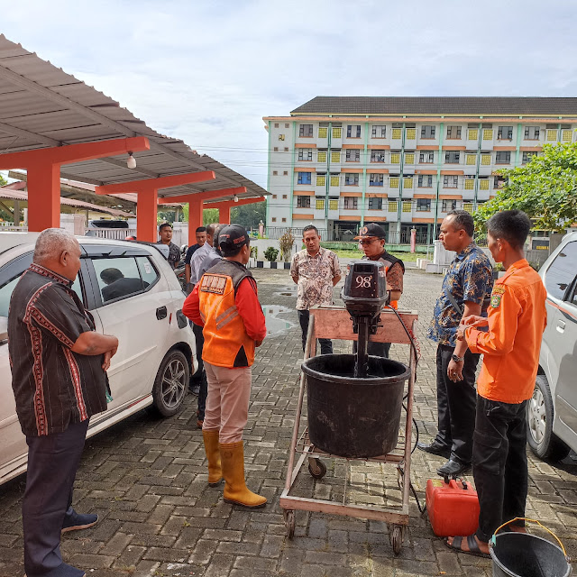 BPBD Kabupaten Asahan Meninjau Desa yang Terdampak Banjir