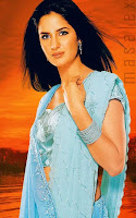 Bollywood Actress Katrina Kaif in Hot Saree Photos