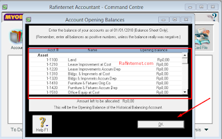 Cara membuat account opening balance di MYOB ~ Komputer akuntansi