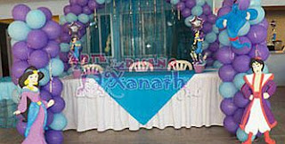 Decoracion de Fiestas Infantiles con Aladino