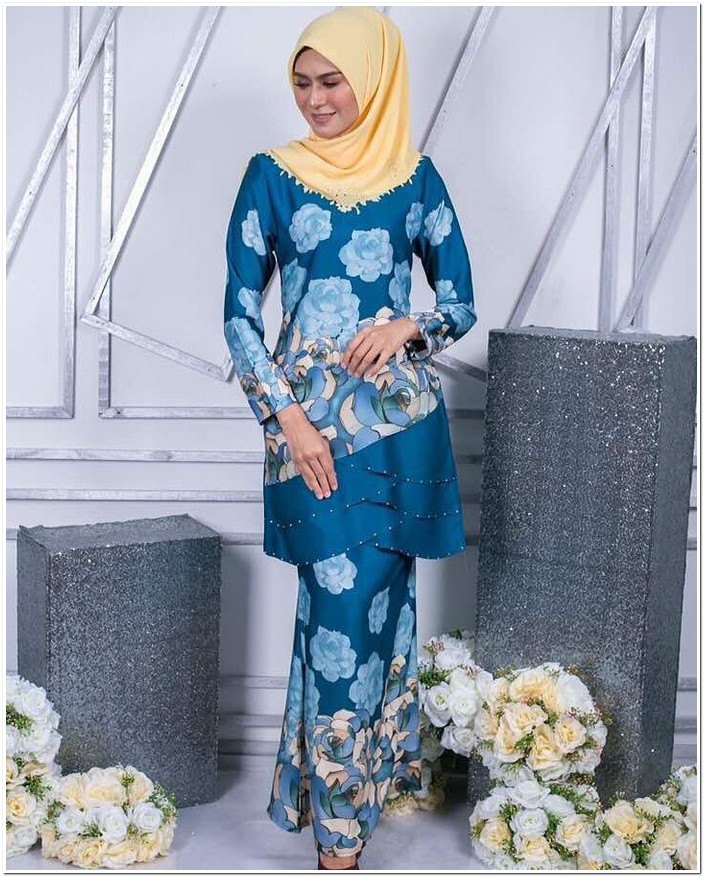 Aneka Model  Baju  Kurung Modern Cantik  Terbaru Untuk Pesta