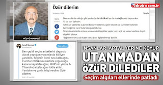 Hüsnü Mahalli ve İsmail Saymaz 24 Haziran seçimleri sonrası özür diledi.