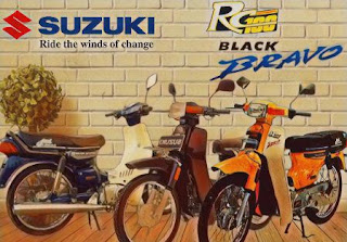 Sejarah Suzuki Bravo RC 100 Jet Cooled