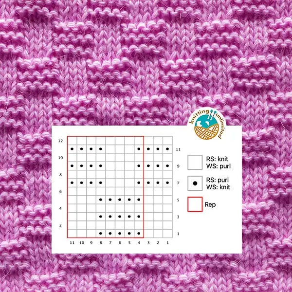 knit and purl stitch pattern, knit purl chart free, knit purl chart for beginners