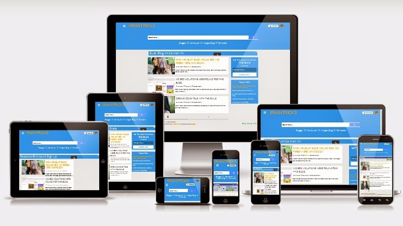 Free Responsive Blogger Template TeknoBlue