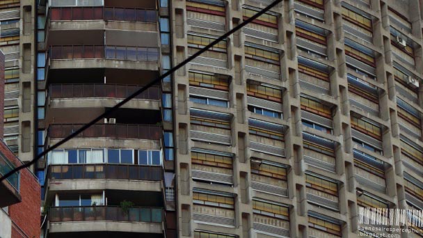 Urban High-Rise Architecture in Palermo in Buenos Aires, Argentina