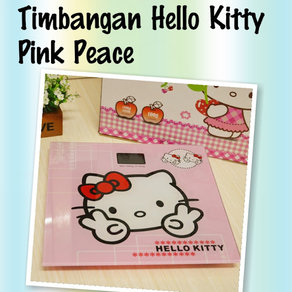 Timbangan Hello Kitty Murah Grosir Ecer Pink Peace