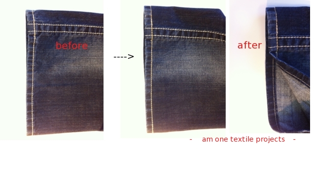 The BEST Way to Hem Jeans with Original Hem (Euro Hem) - Oh You Crafty Gal