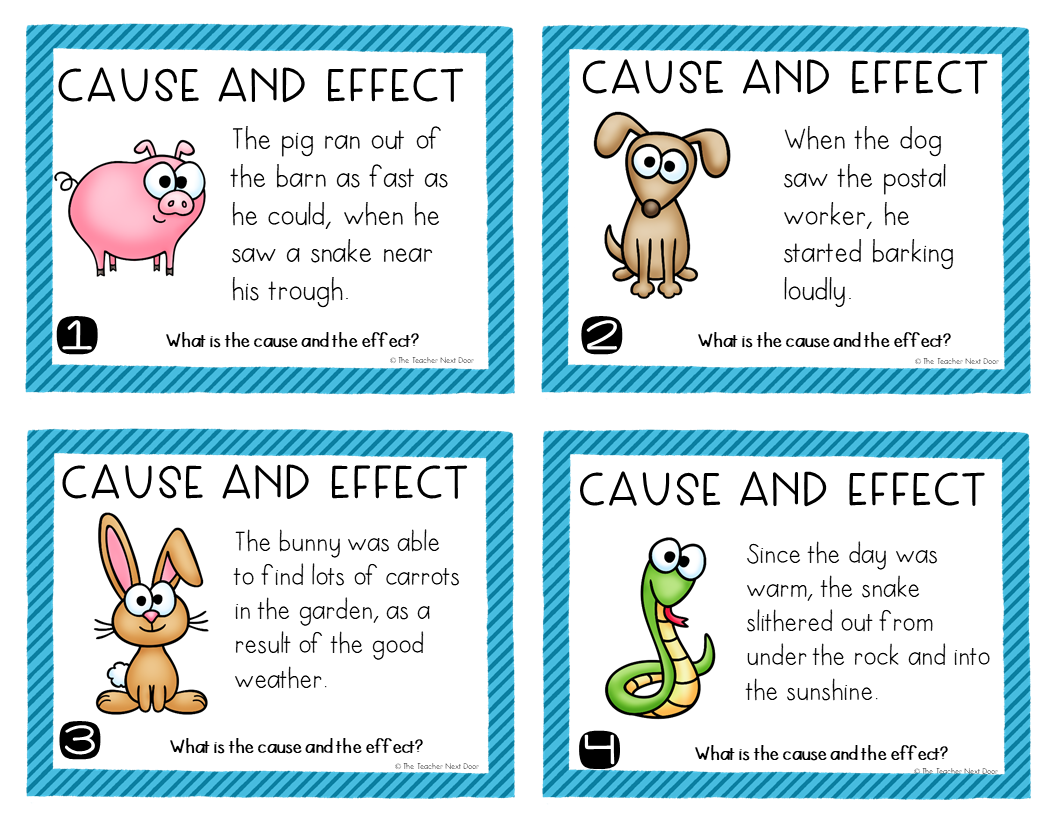cause and effect expository text examples