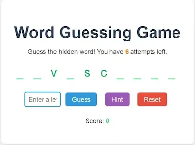 Build a Word Guessing Game Using HTML, CSS, and JavaScript